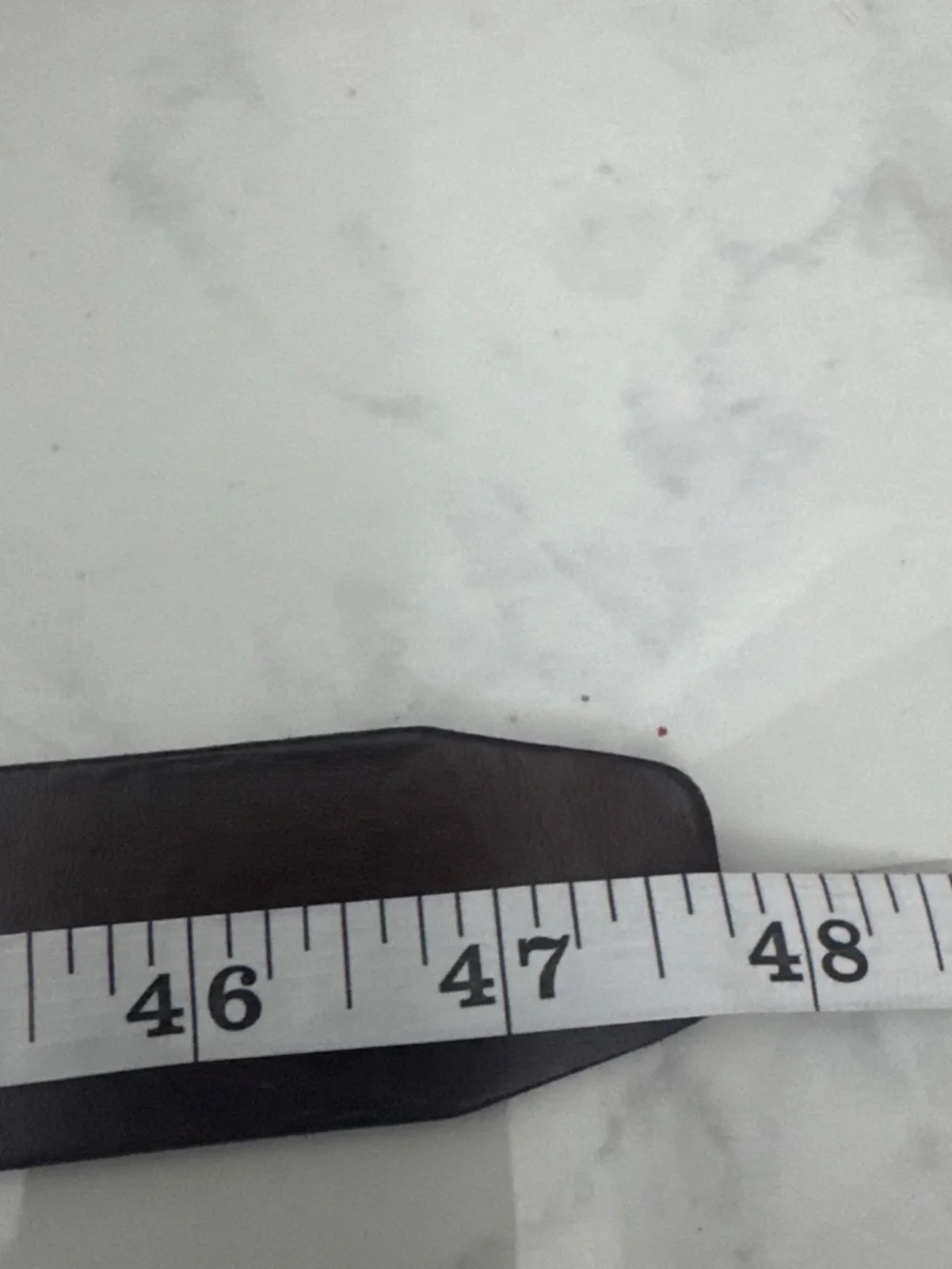 J. Crew Dark Brown Leather Belt with Silver Buckle